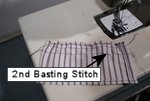 Sew second basting