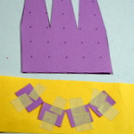 Ruffle taped